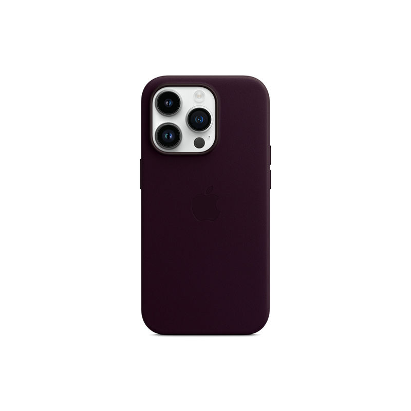 TREEMODA Dark Wine Leather Magsafe Case (iPhone 14 Pro)