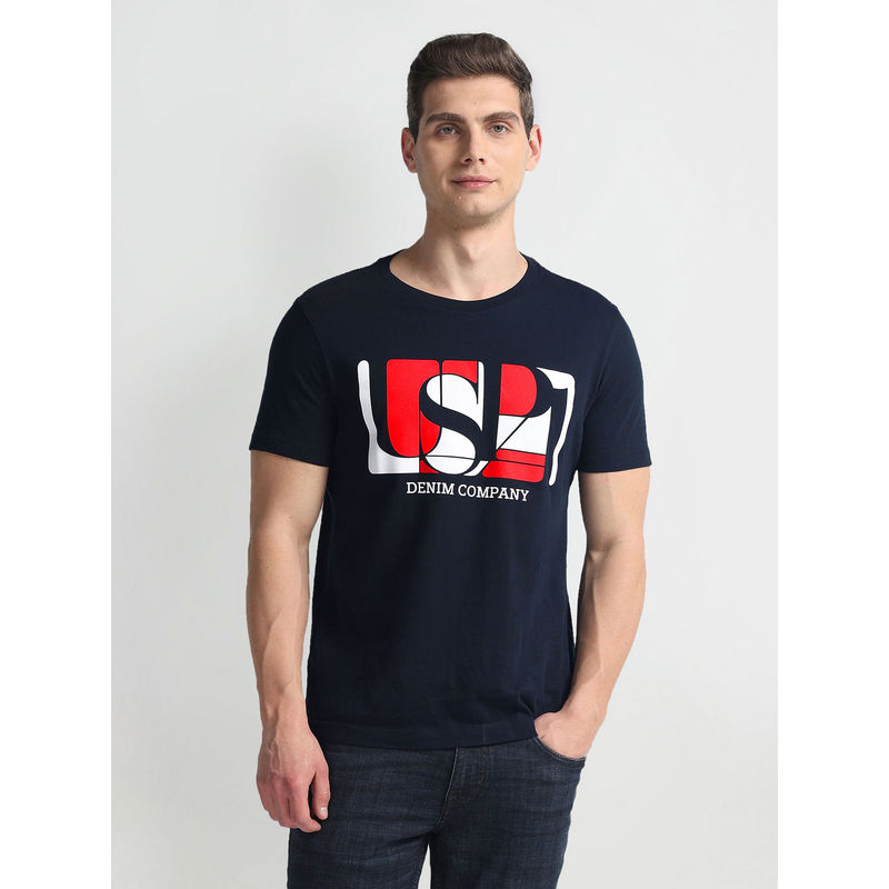 U.S. POLO ASSN. Graphic Print Muscle Fit T-Shirt (XL)