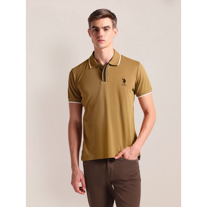 U.S. POLO ASSN. Solid Slim Fit Polo T-Shirt (XL)