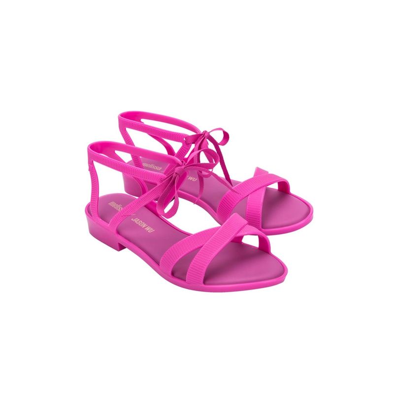 Melissa Ophelia Low Jason Wu Ad Stripes Pink Sandals UK 6