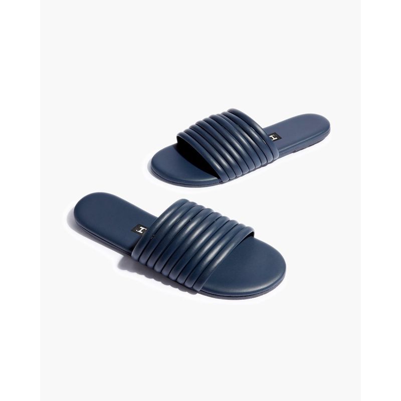 IRUSSH Memory Foam Carol Navy Blue Sliders (EURO 35)