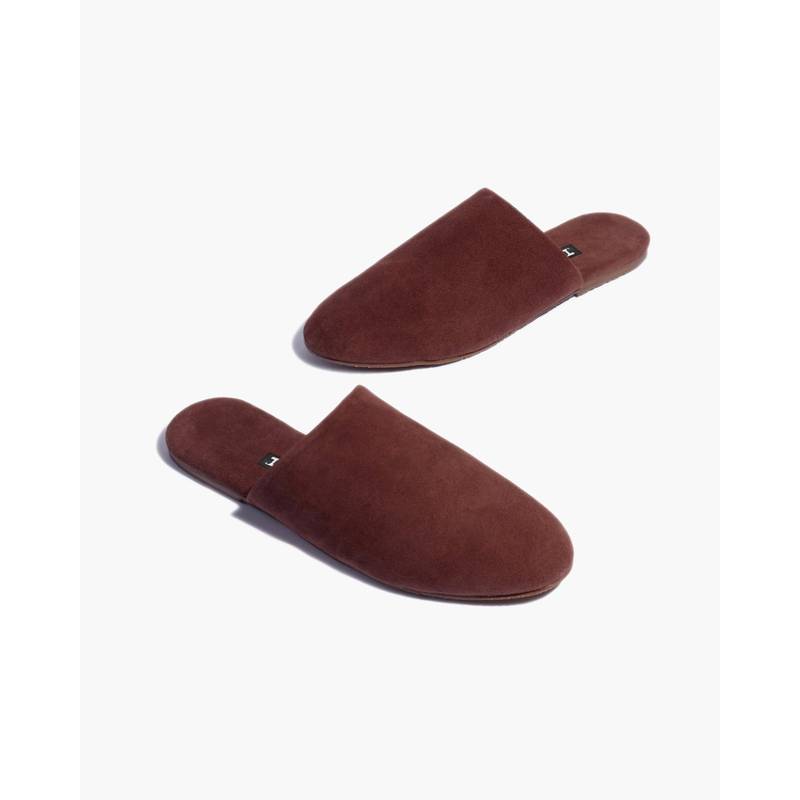 IRUSSH Memory Foam Ileana Dark Brown Mules (EURO 35)