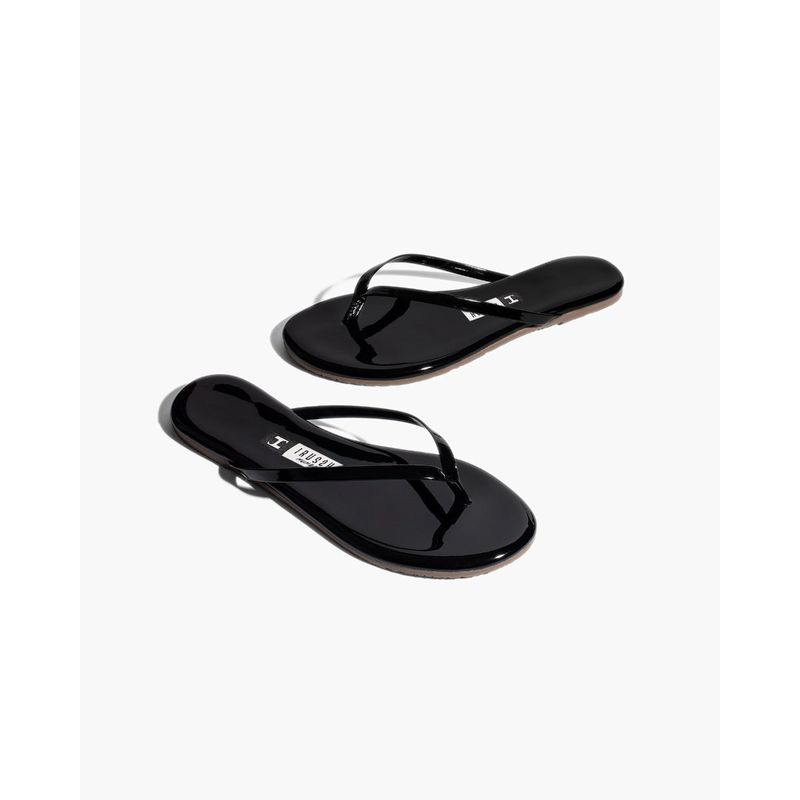IRUSSH Memory Foam Lolita Glossy Patent Black Flat (EURO 40)