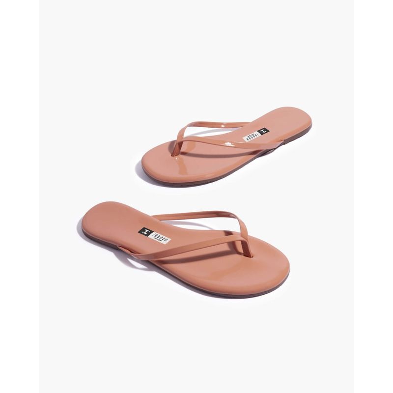 IRUSSH Memory Foam Lolita Glossy Patent Nude Flat (EURO 35)