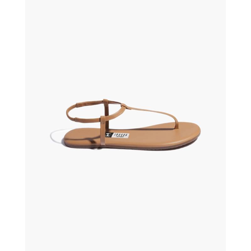IRUSSH Memory Foam Mouni Nude Flat Sandals (EURO 36)