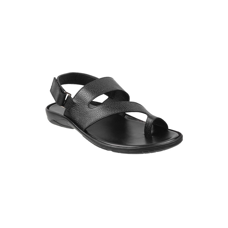 Mochi Solid Black Sandals (EURO 40)