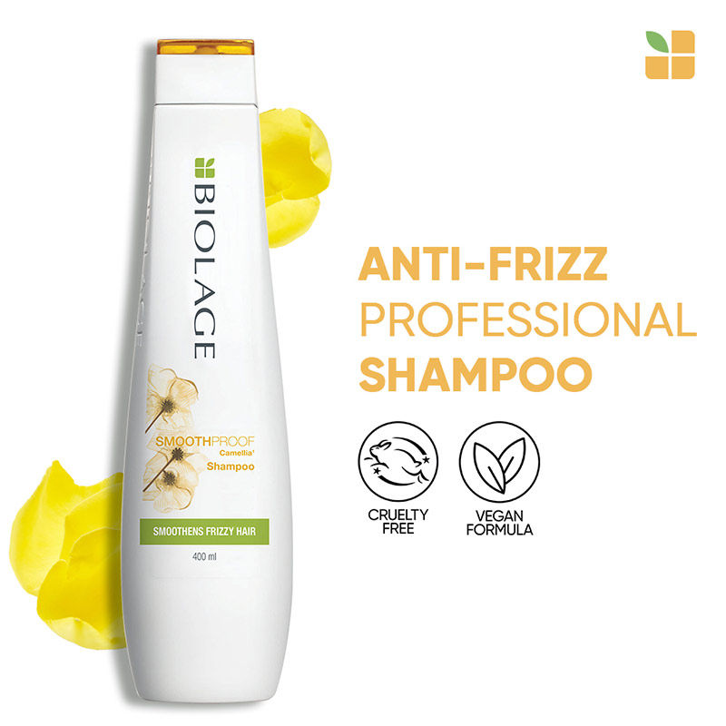 Matrix Biolage Smoothproof Professional Shampoo for Dry and Frizzy Hair, 72 HRS FRIZZ CONTROL