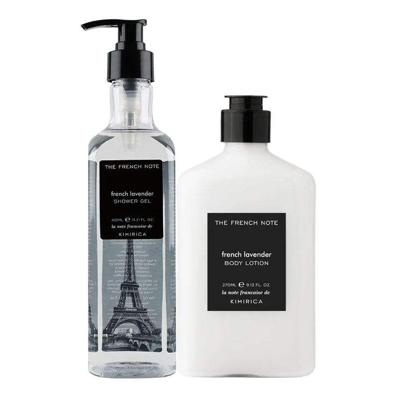 Kimirica The French Note Shower Gel And Body Lotion Bath Care Duo