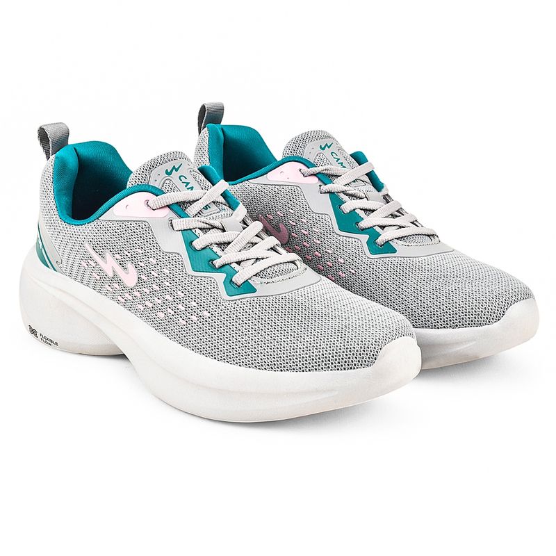 Campus Enzo Grey Women Running Shoes (UK 4)