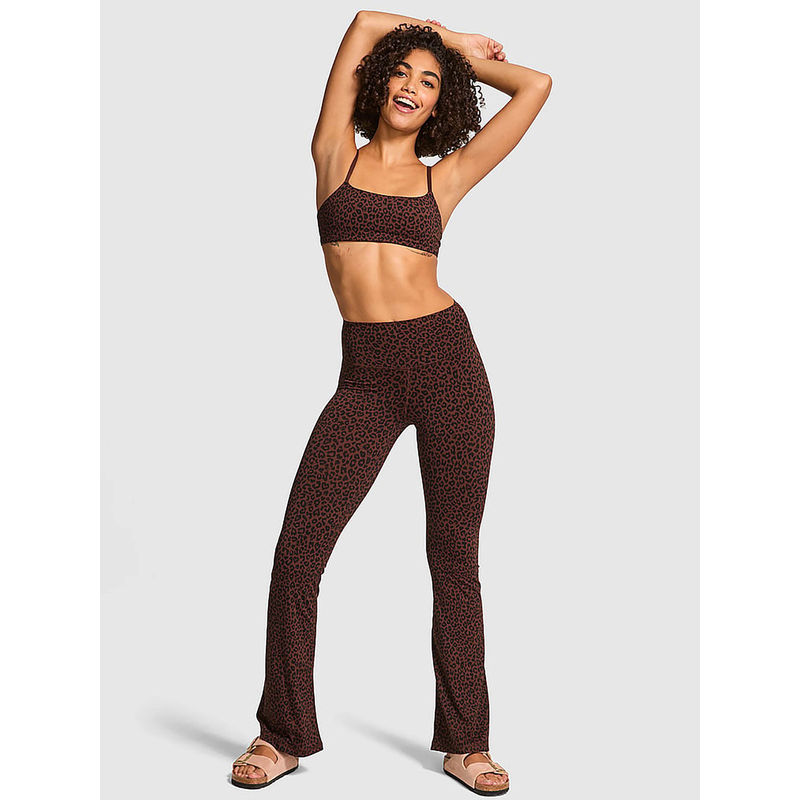 Victoria's Secret Multi-Color Polyester Regular Sports Leggings (L)