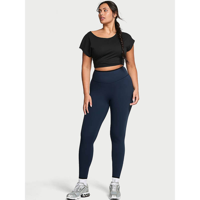 Victoria's Secret Blue Polyamide Skinny Sports Tights (M)