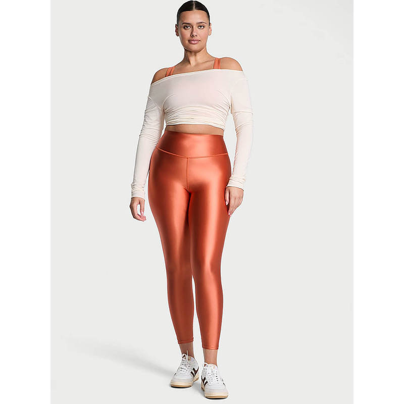 Victoria's Secret Orange Polyamide Skinny Sports Tights (XS)