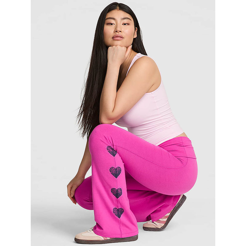 Victoria's Secret Pink Cotton Blend Regular Sports Leggings (S)