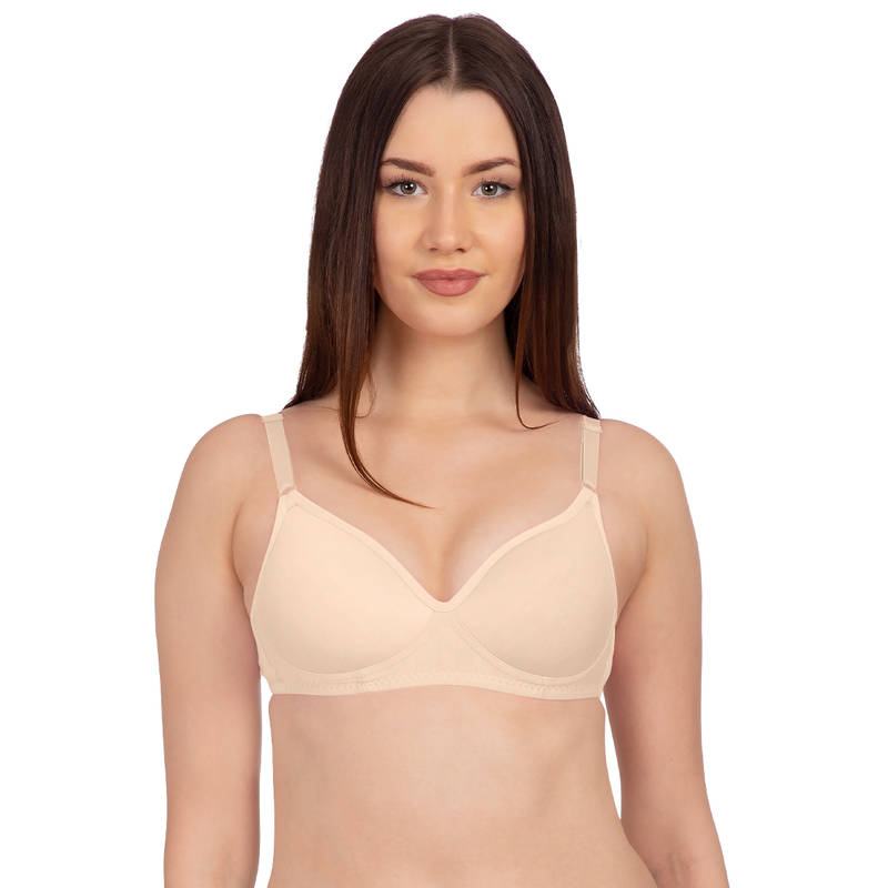 Komli Lightly Padded T-Shirt Bra - Beige (38B)
