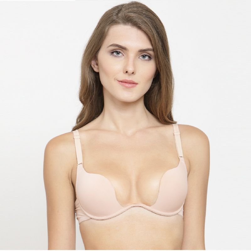 PrettyCat Plunge Multiway Bra - Nude (30B)