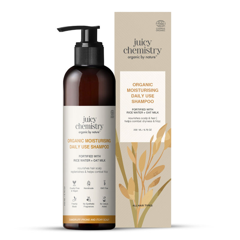 Juicy Chemistry Moisturising Daily Use Shampoo For Dry, Frizzy & Unmanageable Hair