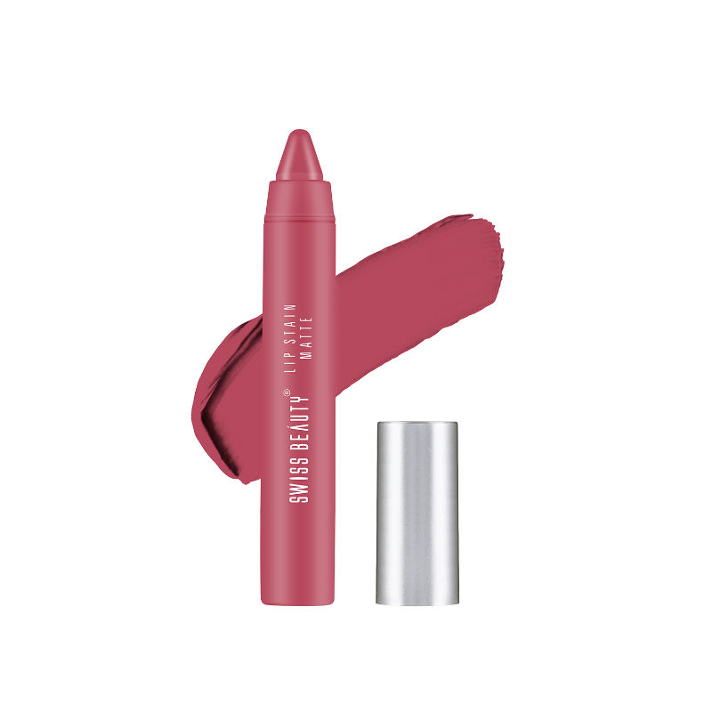 Swiss Beauty Lip Stain Matte Lipstick - 202 Peaches And Cream