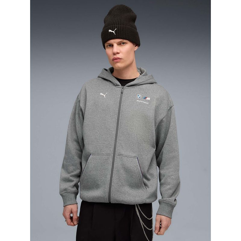 Puma BMW M Motorsport Essentials Full Zip Men's Hoodie (XS)