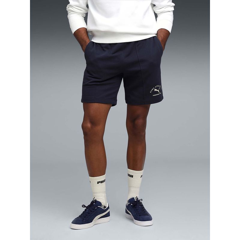 Puma Class Men's Pintuck Cotton Shorts (XS)