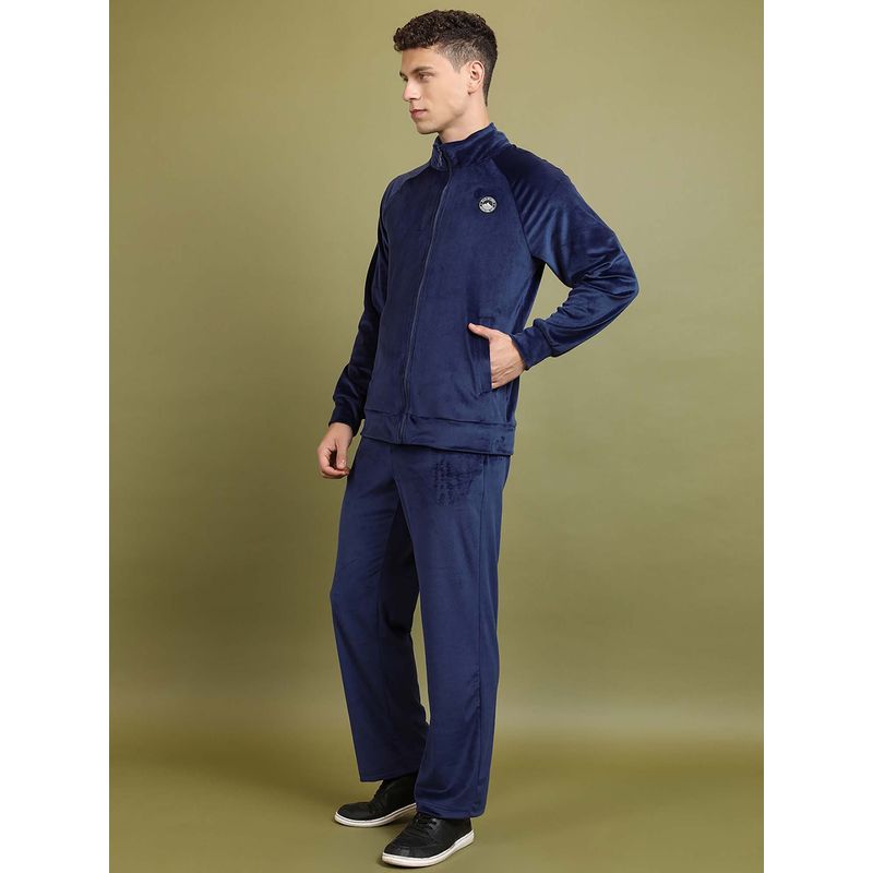 HIGHLANDER Blue Sweatshirt with Track Pant (Set of 2) (XS)