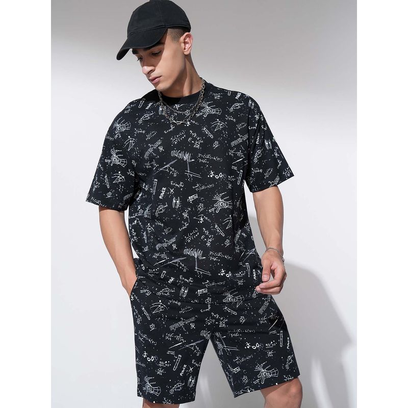 HIGHLANDER Marvel Spiderman Relaxed Fit T-Shirt with Shorts (Set of 2) (L)