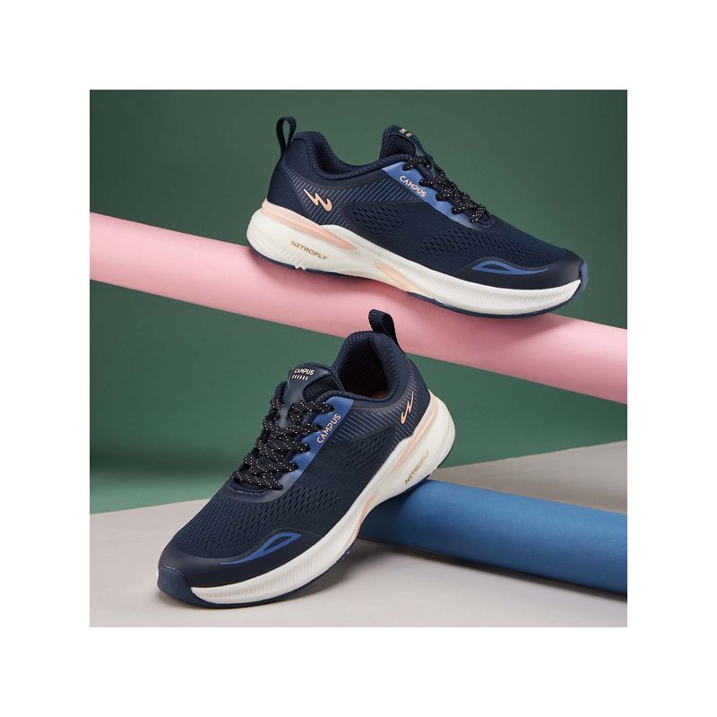 Campus SERA Women Navy Blue Running Shoes (UK 4)