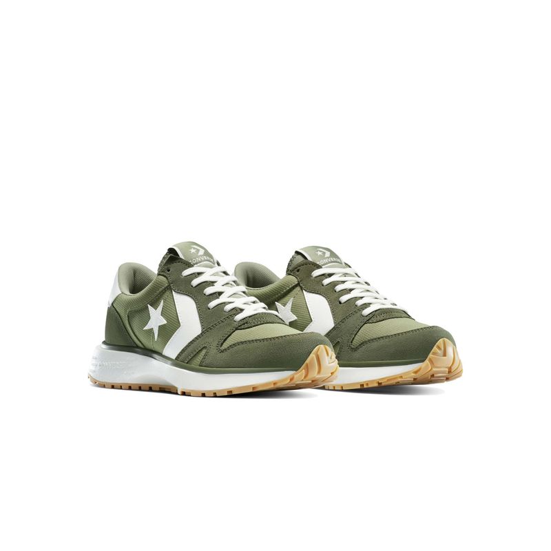 Converse Unisex Omni Trainer Low Top Olive Sneakers (UK 7)