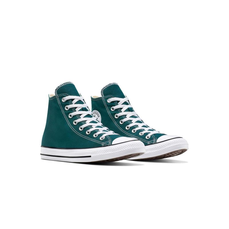 Converse Unisex Chuck Taylor All Star High Top Green Sneakers (UK 4)