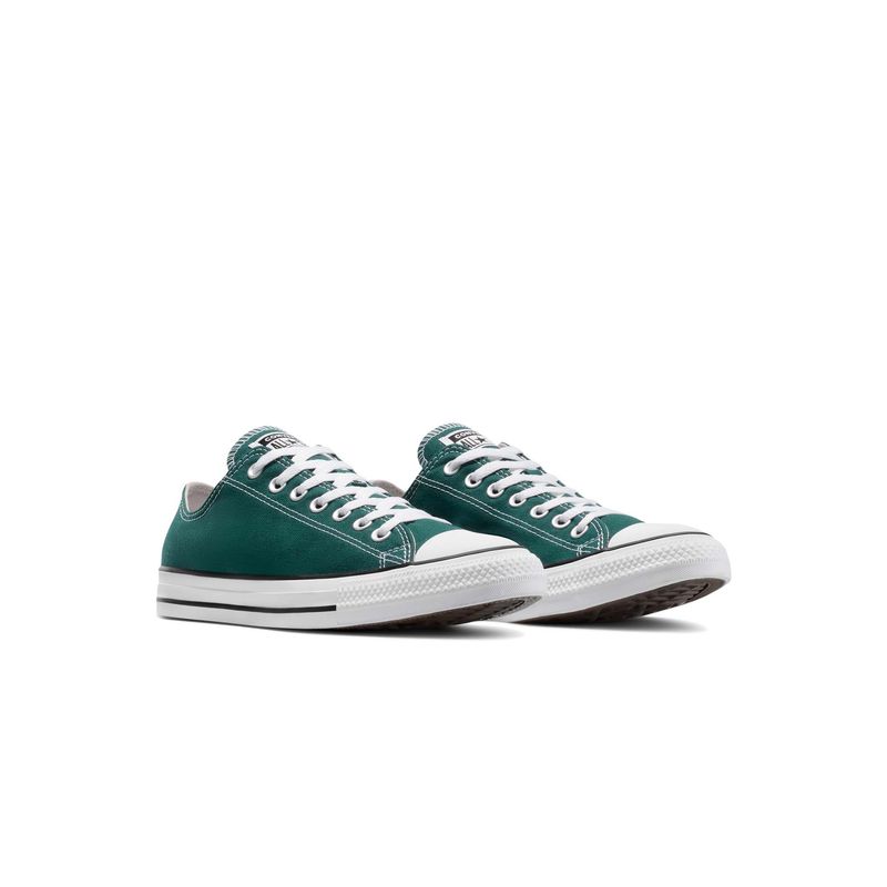 Converse Unisex Chuck Taylor All Star Low Top Green Sneakers (UK 4)
