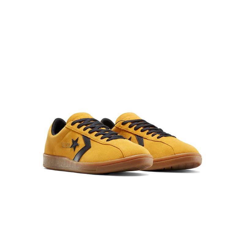 Converse Unisex Classic Trainer Suede Low Top Yellow Sneakers (UK 3)