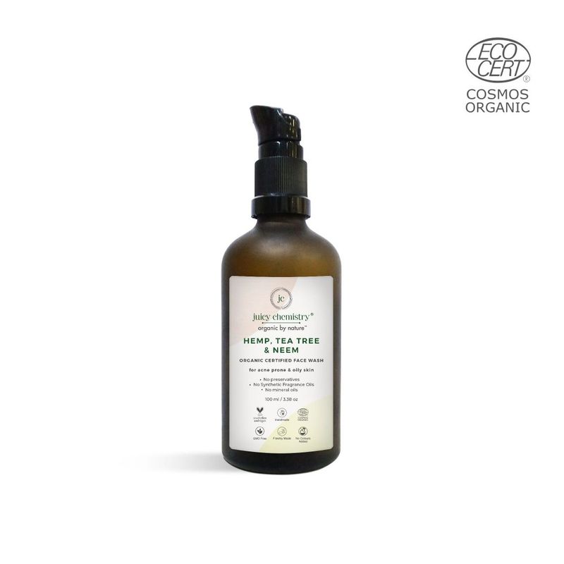 organic tea tree face wash