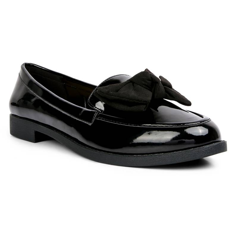 London Rag Solid Black Loafers (EURO 36)