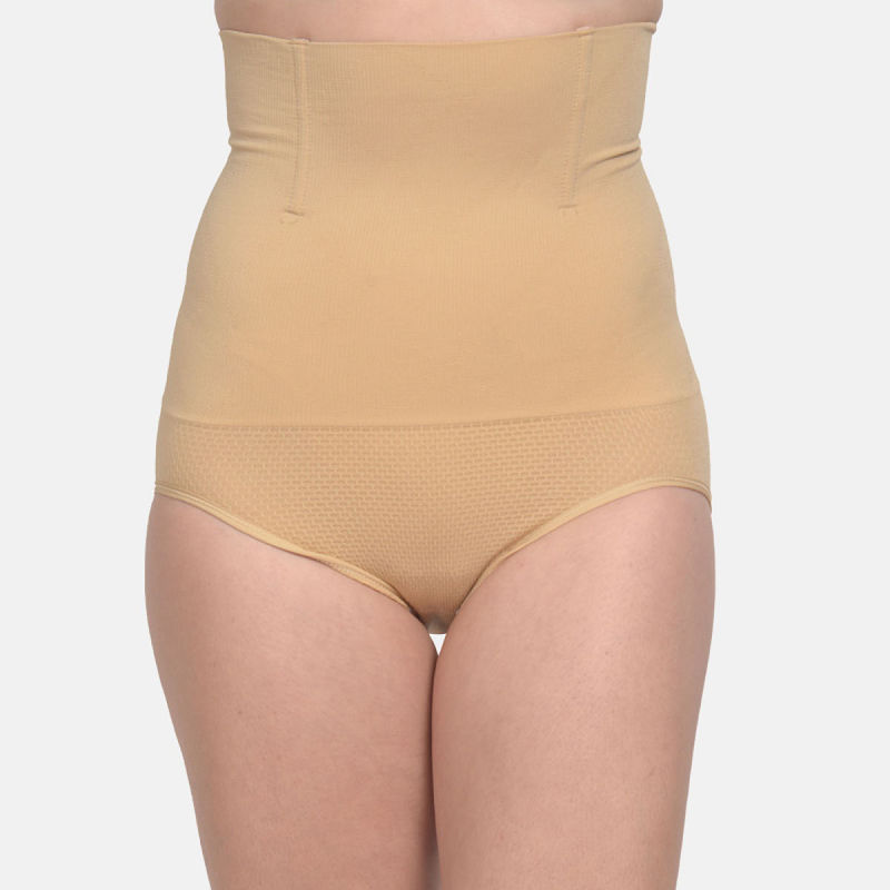 Mod & Shy Solid Tummy Tucker Shapewear - Beige (XL)