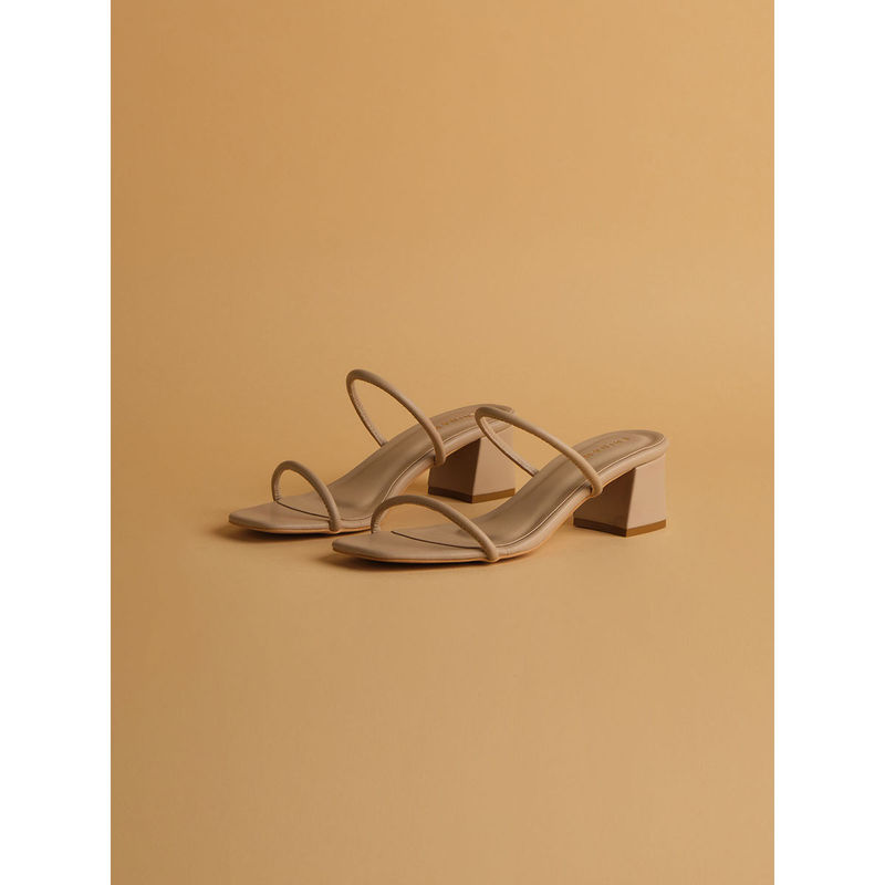 Eridani Aster Block Heels Beige (UK 6)