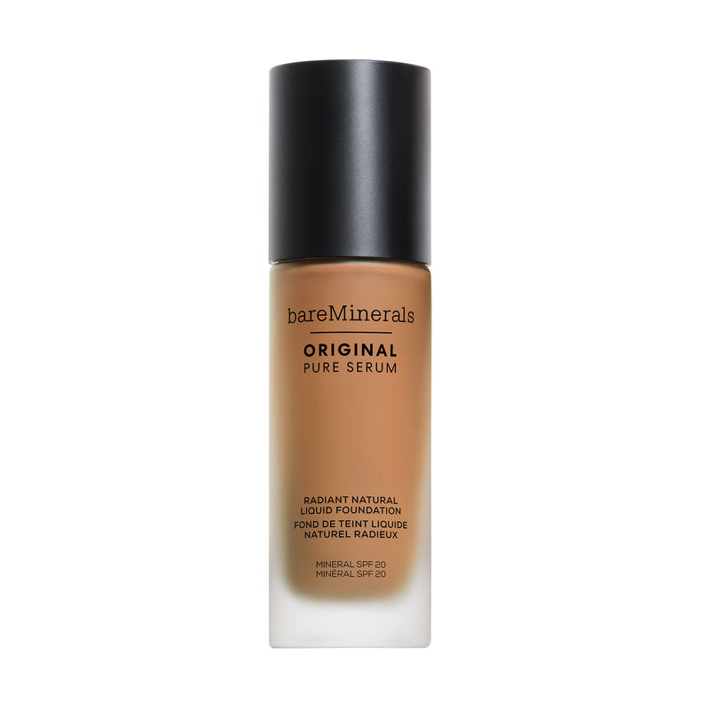 bareMinerals ORIGINAL Pure Serum Radiant Natural Liquid Foundation Mineral SPF 20 - Medium Deep Warm 4