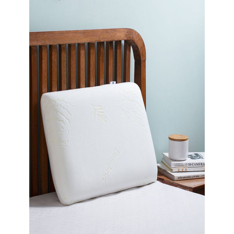 The White Willow Extra Large Regular Bed Pillow Green Buy The White