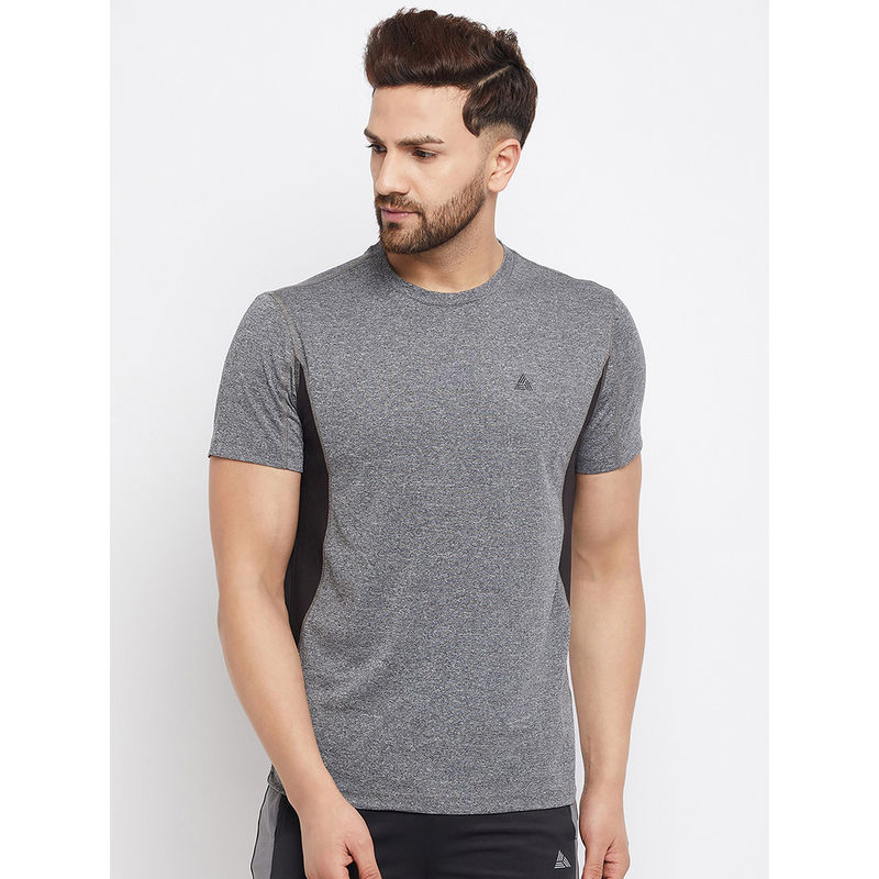 Athlisis Mens Active Quick Dry Crew Neck Athletic Running Gym Workout Short Sleeve T-Shirt (L)