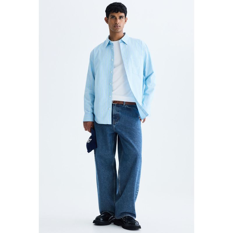 H&M Men Blue Baggy Jeans (31/30)