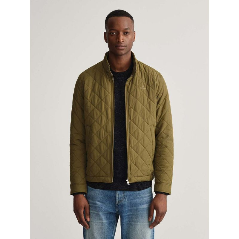 GANT Men Green Patterned Regular Fit Jacket (M)