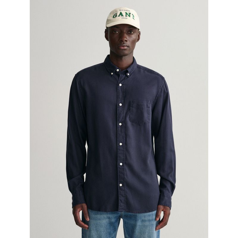 GANT Men Regular Blue Green Shirt (M)