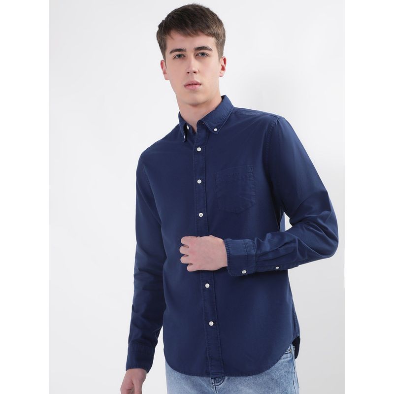 GANT Classic Sun Faded Button Down Collar Oxford Cotton Casual Shirt (40)