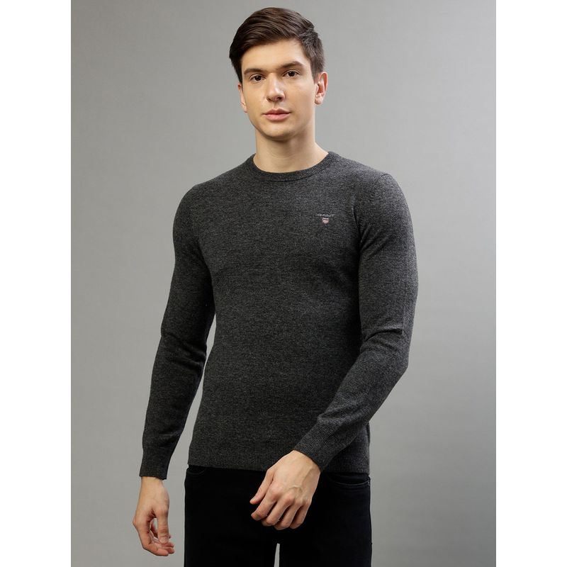 GANT Round Neck Pure Cotton Pullover Sweater (L)