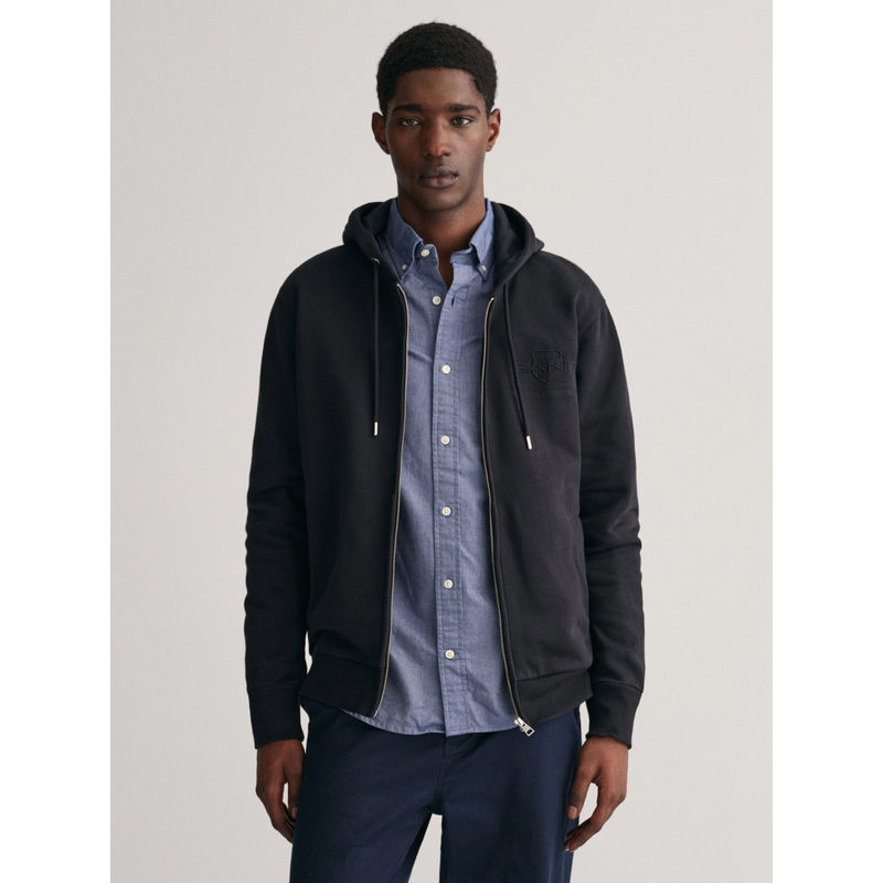 GANT Hooded Front Open Sweatshirt (M)