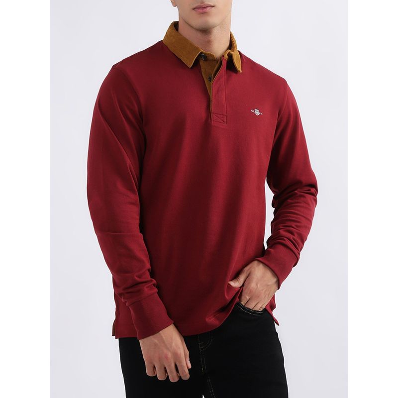 GANT Polo Collar Cotton T-Shirt (S)