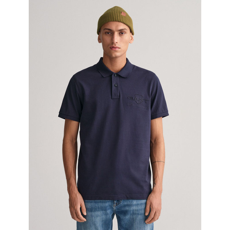 GANT Polo Neck Pure Cotton T-Shirt (S)
