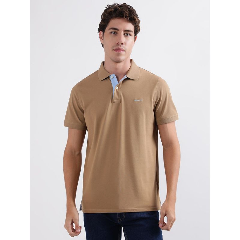 GANT Polo Collar Short Sleeves T-Shirt (S)