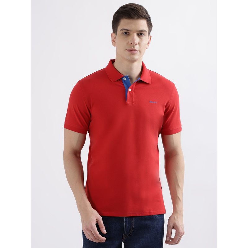 GANT Polo Collar Short Sleeves T-Shirt (S)