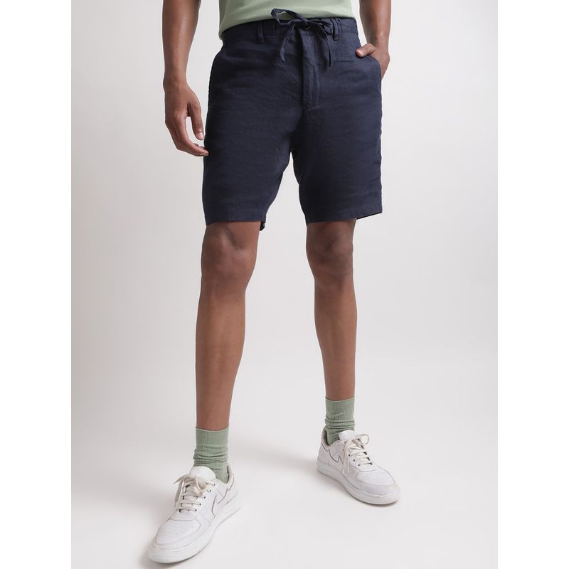 GANT Men Loose Fit Linen Denim Shorts (40)