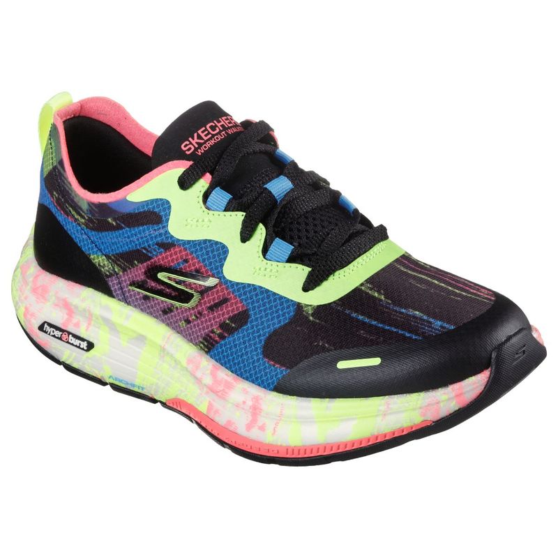SKECHERS Go Walk Workout Walker Graf Multi-Color Walking Sports Shoes (UK 3)