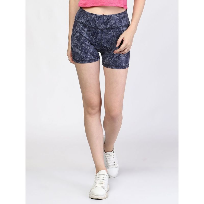 The Dance Bible Grey Printed Dance Hot Pants (S)